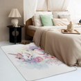 thumbnail image 3 of Unicorn Rugs for Girls Bedroom - 6x8 Rug - Unicorn Rug - Cute Fantasy Animal Area Rug - Girls Kids Floral Kawaii Rugs - Flower Cartoon Animal Carpet, 3 of 7