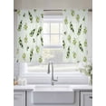 thumbnail image 5 of Spring Botanical Sheer Curtains 54 Inch Length 2 Panels Set Window Treatments, Green Olive Berry Branches Leaves Fruit Rod Pocket Semi Curtains for Living Room/Bedroom/Kitchen Décor, 104"W x 54"L, 5 of 7