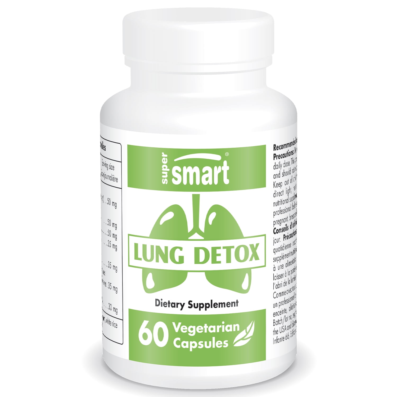 Supersmart Lung Detox with Quercetin & Bromelain Cleanse & Health Bronchial
