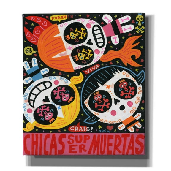 Epic Graffiti 'The Holy Trinity' by Jorge R. Gutierrez, 26"x30"