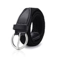 thumbnail image 3 of AWAYTR Fabric Woven Stretch Braided Belts for Boy Girls, Classic Canvas Elastic Kid Belt, 3 of 9