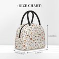 thumbnail image 3 of Haiem Mushrooms And Butterflies Printed Lunch Bag Women, Lunch Box Lunch Bag for Women, Small Leakproof Cute Lunch Tote Large Capacity Reusable Insulated Cooler Lunch Container, 3 of 6