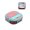 Pink-Single layer 2 grids, variant on Multi Layer Storage Lunch Box Office and School Ready Multiple Layer Lunch Holders with Leak Prevention