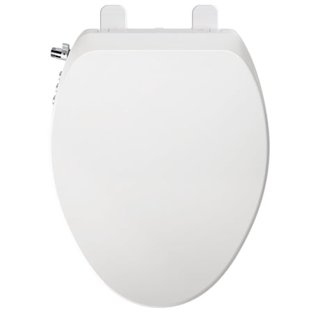 ROSYNEY Bidet Toilet Seat – Non-Electric, Self-Cleaning Dual Nozzles for Frontal & Rear Wash, Adjustable Water Pressure, Slow-Close Lid, Fits Elongated Toilets