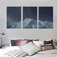 thumbnail image 3 of nygtbtfer Winter Canvas Wall Art for Wall Decor - Snowy Mountains Nature Landscape Paintings Print On Canvas HD Giclee Artwork Ready to Hang for Living Room Office  12x16x3pcs, 3 of 4