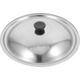 thumbnail image 1 of Universal Lid for Pot Pan Skillet Stainless Steel Skillet Lid Replacement Pot Lid with Bakelite Knob (27.5cm), 1 of 4
