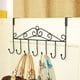 thumbnail image 4 of Perchero de acero inoxidable para puerta con 7 ganchos, perchero para puerta, perchero, perchero, perchero, perchero, perchero, perchero, perchero, cocina, sala de estar, pasillo, baño，Negro, 4 of 4