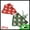 Red Dark Green, variant on Unique Bargains Women Knitted Triangle Bandana 2 Pcs Red Dark Green