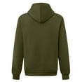 thumbnail image 5 of TOWED22 Men Hoodie Sweatshirt Casual Solid Color Hooded Sweater with Pockets Top Hoodie(AG,XL), 5 of 9