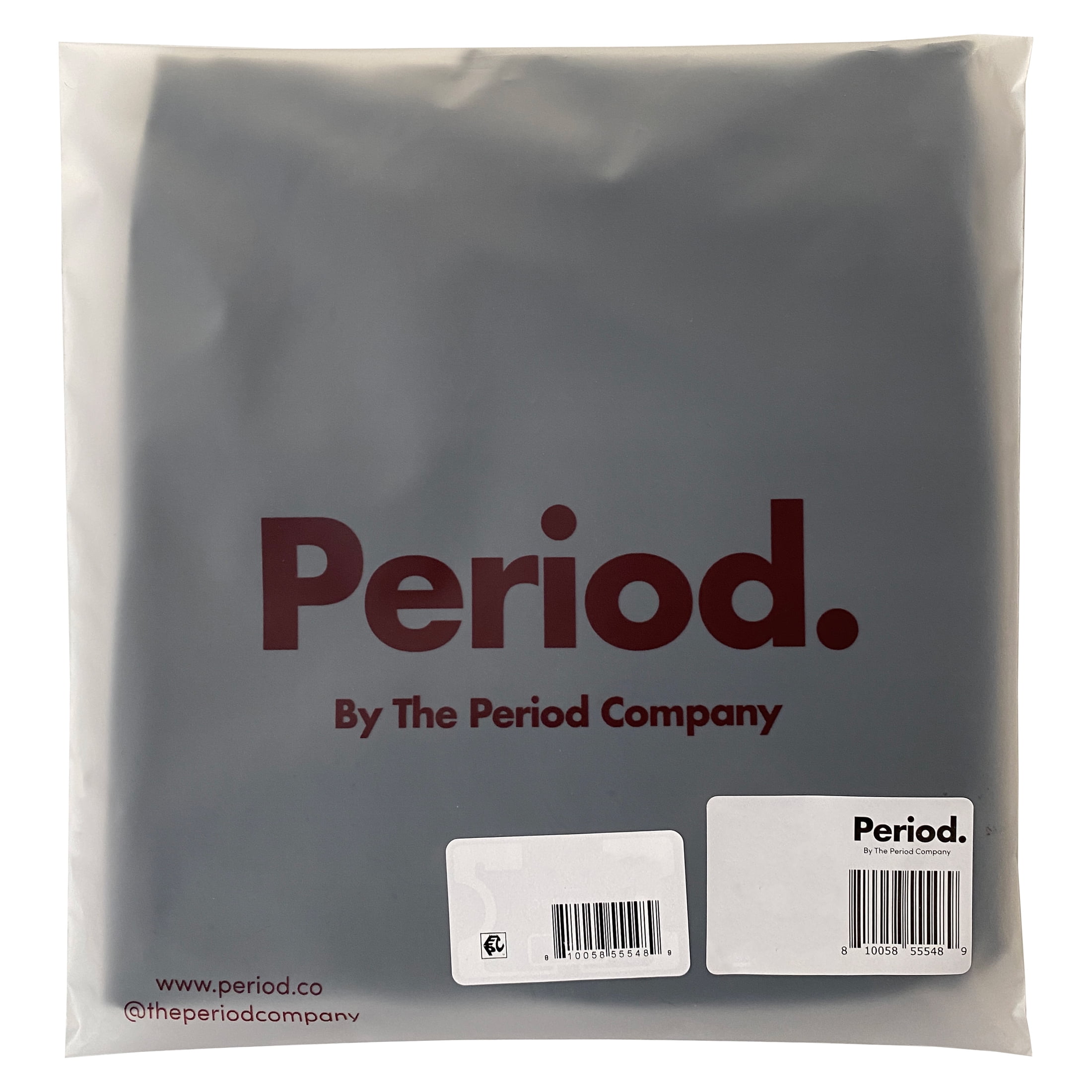 The Period Company. Microfiber High Waisted, Period Underwear for Medium Flows, Black