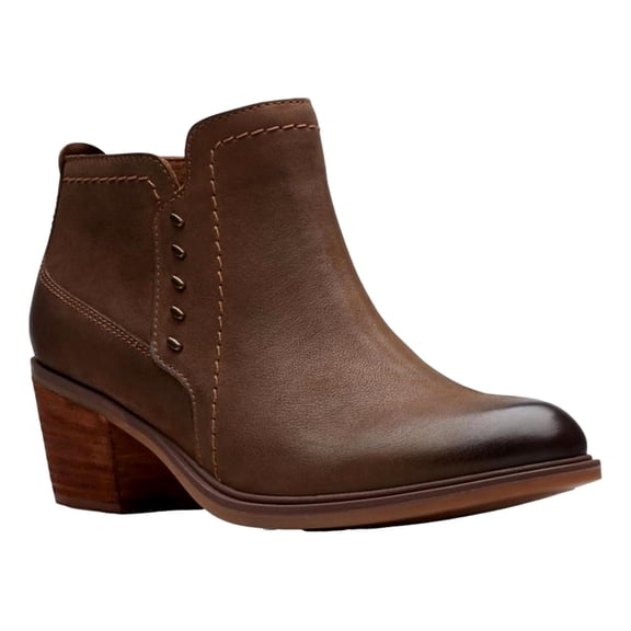 Clarks Neva Lo Dark Tan  26175258 Women's Size 7.5