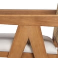 thumbnail image 5 of Christopher Knight Home Modern 27" Counter Height Bar Stools, Upholstery Seat, Solid Wood Frame, Natural, Set of 2, 5 of 14