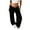 Black, variant on Stretchy Pants for Women Fashion Women Casual Solid Color Sport Sweatpants Long Pants Full Length Pants Dark Gray XS