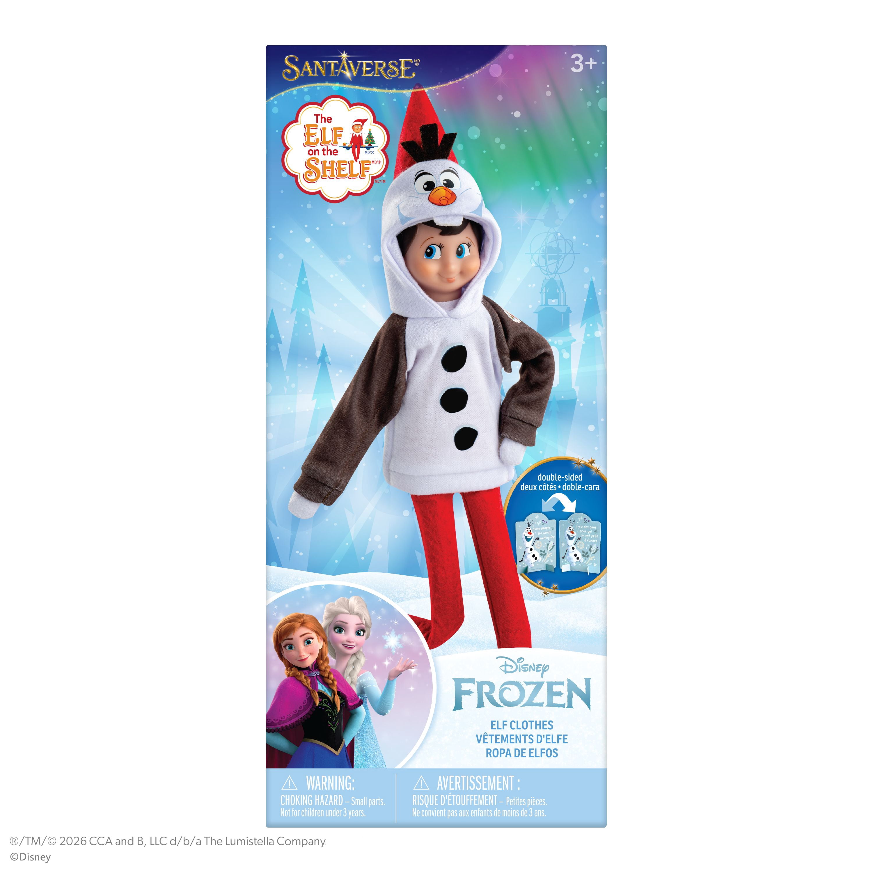 The Elf on the Shelf Disney Frozen Olaf Warm Hugs Hoodie with Olaf Standee - Scout Elf Not Included