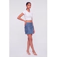 thumbnail image 2 of Women's Denim High Waisted Cargo Pocket Skirt, 2 of 4