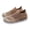 Coffee, variant on YunPes Boys & Girls Lightweight Slip On Sneakers Breathable Mesh Shoes Summer Tennis Running Athletic Footwear for Toddler/Little Kids