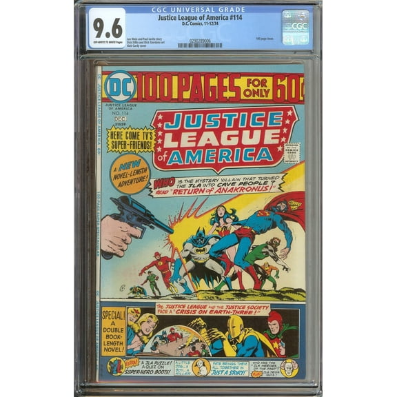 Justice League of America #114 - CGC 9.6 Comic Book