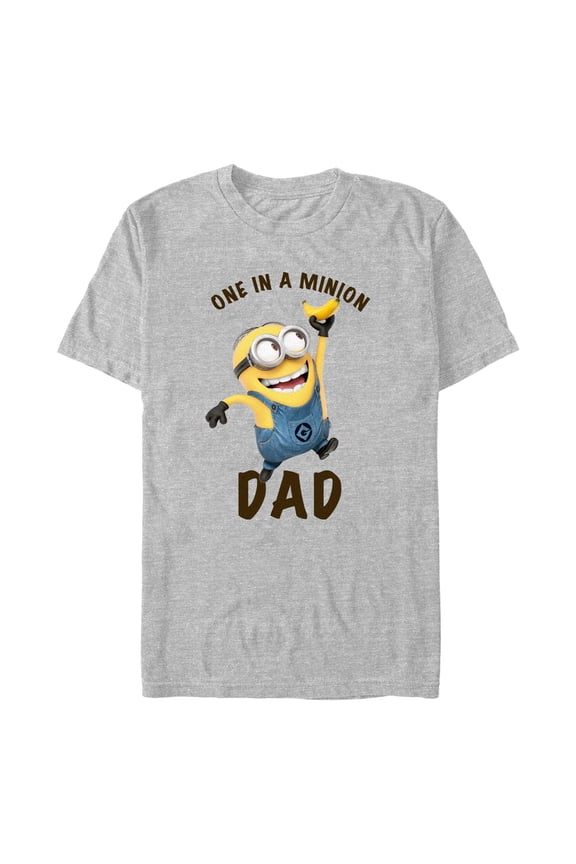 Men's Despicable Me One in a Minion Dad  Graphic T-Shirt