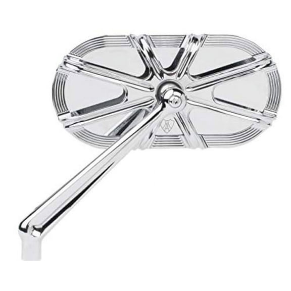 Arlen Ness 13-161 Caged Series 10-Gauge Mirror - Left - Chrome
