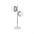 thumbnail image 3 of Eclipse 2 Lights Chrome Table Lamp With Clear Glass, 3 of 3