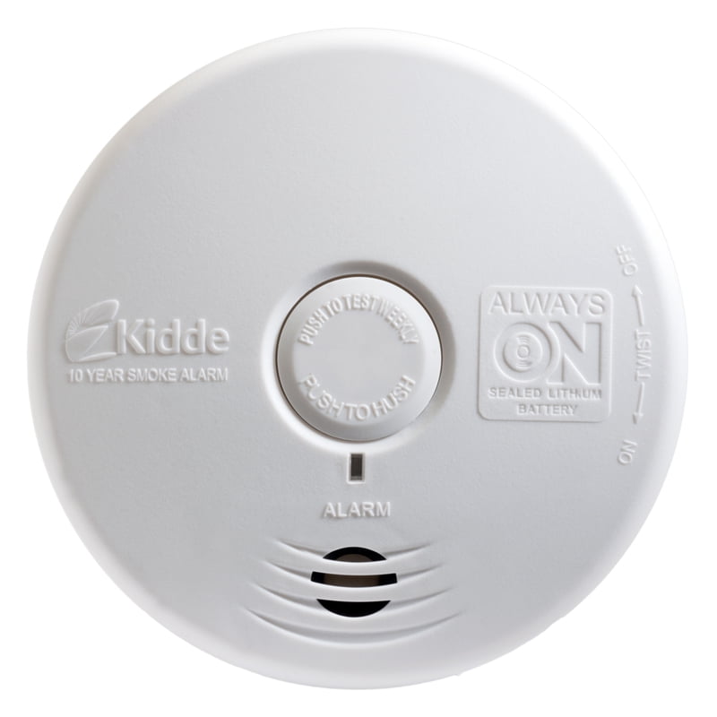 Kidde Worry-Free Battery-Powered Photoelectric Smoke ...