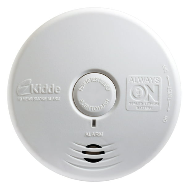 Kidde Worry Free Battery Powered Photoelectric Smoke Detector Walmart Com Walmart Com