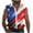 Multicolor-1, variant on UVEASISHA Independence Day Tank Top for Men 4th of July Button Down Shirts Summer Sleeveless Lapel Patriotic Tank Tops with Pocket Wine M