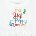 thumbnail image 4 of Inktastic My Gigi and Poppy Love Me Girls Baby Dress, 4 of 5