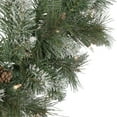 thumbnail image 3 of 9' x 10" Pre-lit Snow Valley Pine Artificial Christmas Garland Clear Lights, 3 of 6
