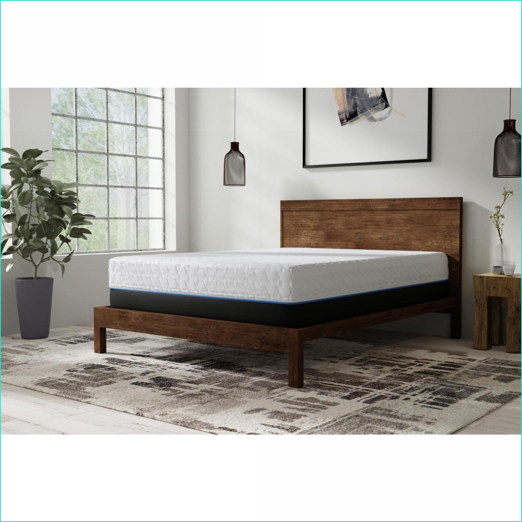 Mattresses 14” Plush Copper Infused Memory Foam California King Mattress | White+Gray | Foam