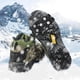 thumbnail image 4 of Tacos de hielo antideslizantes para calzado | Tracción de crampones de 5 garras para nieve y hielo | Cadenas elásticas ajustables y antideslizantes para hombre y mujer | Agarre de seguridad invernal, 4 of 7