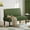 Green, variant on Yaheetech Corduroy Armless Loveseat with Rubberwood Legs, Dark Gray