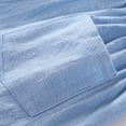 thumbnail image 4 of Hurxie Deals 3 Pack Girl Shorts Summer Casual Linen Shorts Girls Solid Color Soft Elastic Drawstring Waist Short Pants 7 Y Yellow, 4 of 8