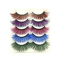 thumbnail image 5 of 10PCS False Eyelash  Handmade Lashes Women Eyelashes Party Cosplay Colorful Durable and Reusable Makeup Eyelash Tools, 5 of 6