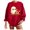 Red, variant on Futezty Halloween Crewneck Sweatshirts for Women Funny Graphic Pullover Lightweight Fall Long Sleeve Tops