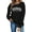 Black-11, variant on Psalms 91 Sweatshirt Women Christian Cross Jesus Long Sleeve Pullover Top Shirt