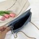 thumbnail image 5 of Bolso de hombro de mezclilla para mujer, bolso de noche con cadena, bolso elegante (azul), 5 of 6