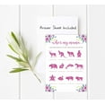 thumbnail image 4 of Inkdotpot My Mommy Name Activity Cards Floral Baby Shower 50 Sheets Who Is My Mommy Oh Deer Baby Shower Game, 4 of 6