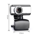 thumbnail image 2 of WEUVEB Black USB Web Camera for Computer with High Precision Lens and Sound Absorption Microphone, 2 of 8