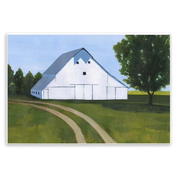 Stupell Industries Rustic Lodge Farmland Fields And Barn Wall Plaque Art, 15 x 10, by Grace Popp