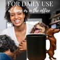 thumbnail image 3 of de Café de Perro Salchicha Hecha A Mano de 325 Ml - de Cerámica con Temática de Salchicha para Amantes de los Perros - Regalos para Dueños de Perros Salchichas, 3 of 5