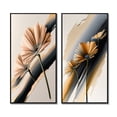 thumbnail image 2 of Designart "Hyperrealistic Gerbera Blossoms I" Gerbera Framed Wall Art Set Of 2 - White Floral Gallery Wall Frame Set For Home Decor, 2 of 6