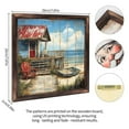 thumbnail image 2 of Coastal Beach House Decor Wooden Sign Wall Plaque - Vintage Art Decoration, Wall Decoration - Ideal Gift For Home Decoration, Living Room, Bathroom, Bedroom, Garden, Dining, Bar, Cafe, Festival Par, 2 of 7