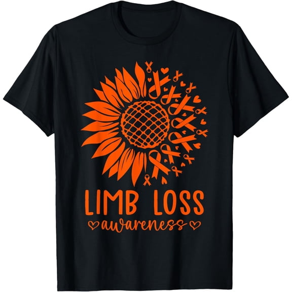 In April We Wear Orange Limb Loss Awareness Amputee Support T-Shirt