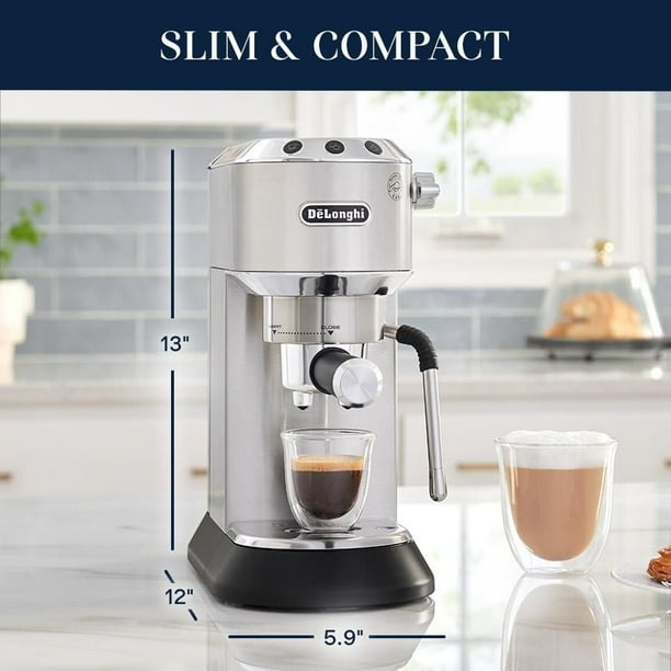 La machine à espresso Dedica Arte de De'Longhi EC885M, acier