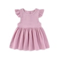 thumbnail image 2 of LLYWEY Toddler Girls Ruffle Dresses - Baby Girl Sleeveless Tank Dresses - Kids Casual Summer Solid Color Pleated A Line Princess Party Dresses, Style BY-102, Purples, 2T, 2 of 9