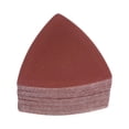 thumbnail image 1 of Unique Bargains 60 Packs 320 Grits 80mm Aluminum Oxide Triangular Hook & Loop Sandpapers Sanding Pads, 1 of 6
