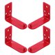thumbnail image 1 of unbranded 4Jgo Soportes Colgantes Para Extintores De Fuego En Acero Rojo Duradero Para Instalación En Pared, 1 of 8