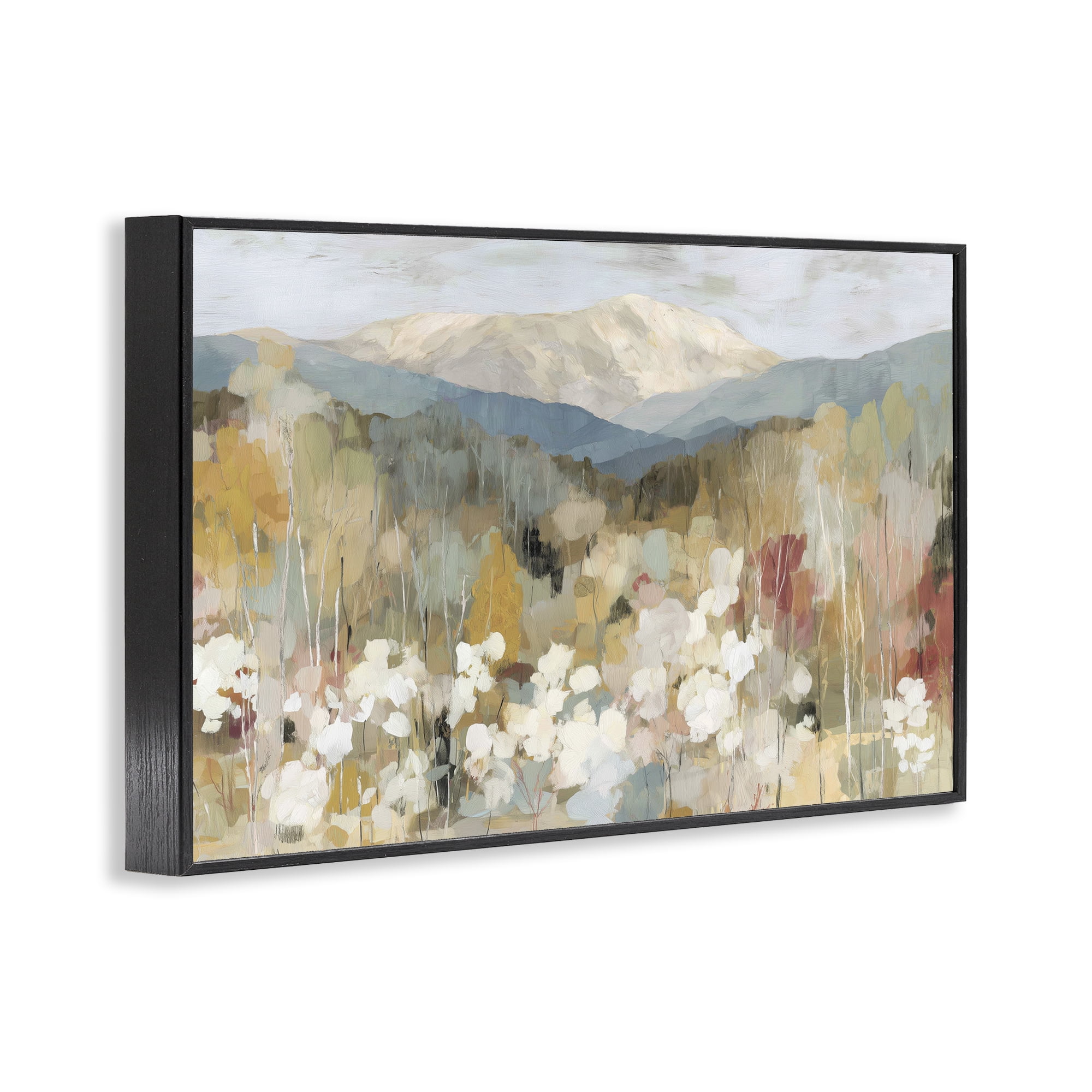Stupell Industries Autumn Mountain Meadow Black Framed Giclee Art, design by Chromatic Storm Studio
