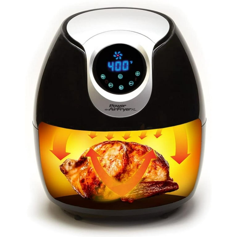 As Seen on TV Power Air Fryer, Black, 5.3 Qt